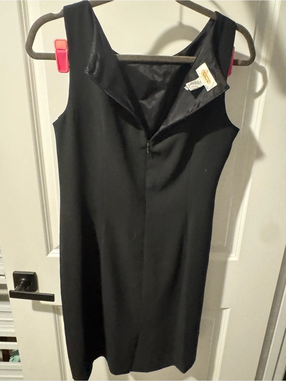 Talbots Black Sleeveless Sheath Dress
